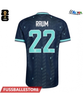 Günstige Deutschland David Raum #22 Auswärtstrikot WM 2026 Kurzarm